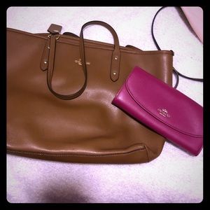 Authentic Coach bag and wallet